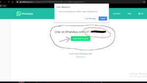 Whatsapp “Click to chat” feature| अब बना बड़ा खतरा !!